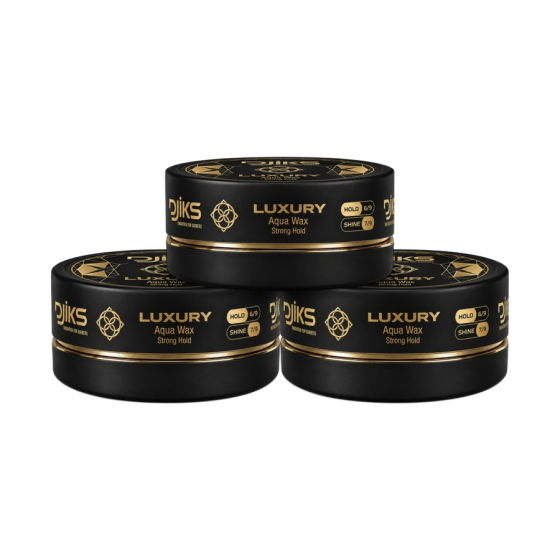 DJIKS LUXURY AQUA WAX STRONG HOLD 150 ML - LOT DE 3 POTS