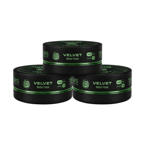 DJIKS VELVET PÂTE MATE FIXATION FORTE 150 ML - LOT DE 3 POTS