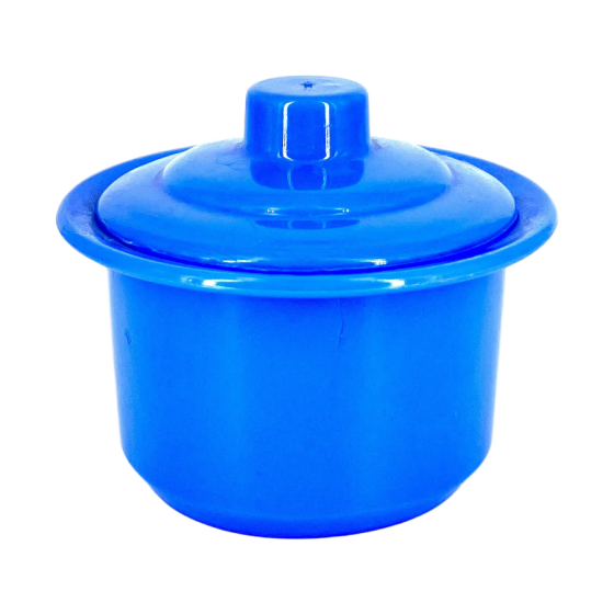 Bol Plastique Bleu avec Couvercle
