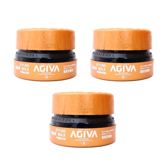Agiva Pack de 3 Wax Pomade...